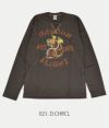 トイズマッコイ (TOYS McCOY) MILITARY LONG SLEEVE TEE 405 BS "DRAGON FLIGHT" 長袖プリントTシャツ TMC2362 021.D.CHRCL