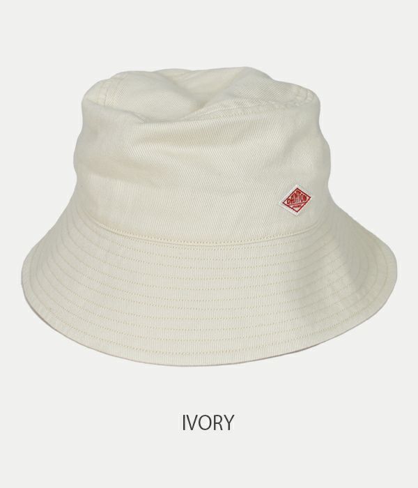 ダントン (DANTON) COTTON TWILL BUCKET HAT 帽子 バケットハット バケハ DT-H0229VAT  IVORY