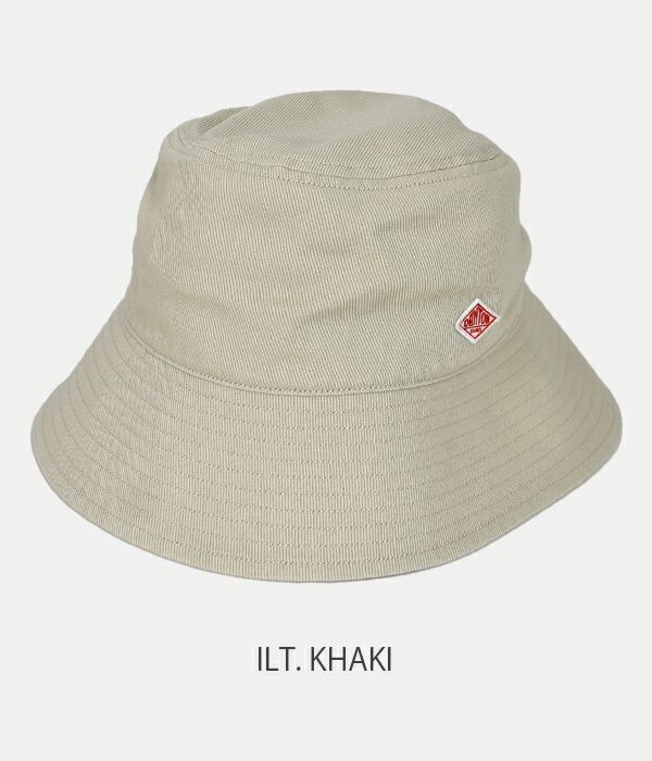 ダントン (DANTON) COTTON TWILL BUCKET HAT 帽子 バケットハット バケハ DT-H0229VAT  LT.KHAKI