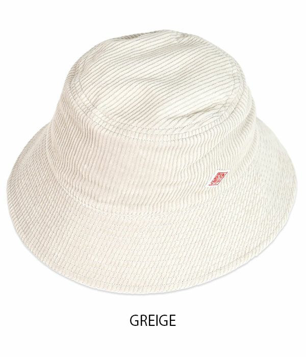 ダントン (DANTON) MWC BUCKET HAT 帽子 バケットハット バケハ コーデュロイ DT-H0229MWC  GREIGE