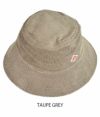 ダントン (DANTON) MWC BUCKET HAT 帽子 バケットハット バケハ コーデュロイ DT-H0229MWC  TAUPE GREY