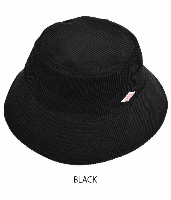 ダントン (DANTON) MWC BUCKET HAT 帽子 バケットハット バケハ コーデュロイ DT-H0229MWC  BLACK