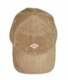 ダントン (DANTON) MWC 6PANEL CAP 帽子 6パネルキャップ コーデュロイ DT-H0227MWC