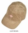 ダントン (DANTON) MWC 6PANEL CAP 帽子 6パネルキャップ コーデュロイ DT-H0227MWC  LIGHT BROWN