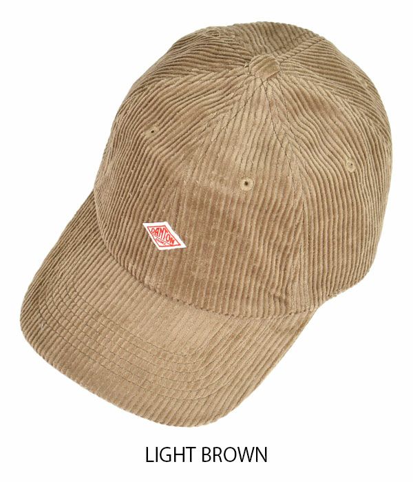 ダントン (DANTON) MWC 6PANEL CAP 帽子 6パネルキャップ コーデュロイ DT-H0227MWC  LIGHT BROWN