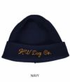 ザ エイチ ダブリュー ドッグ アンド カンパニー (THE H.W.DOG＆CO.) CHAIN 40S BEANIE 帽子 ニット帽 ニットキャップ ビーニー D-00815  NAVY