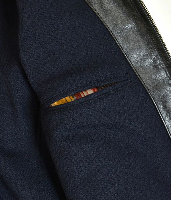 ロールス・ロイスにも使われるコノリーレザー】ブルゾンも上品で