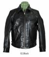 コリンボ (COLIMBO) HD CATTLE DRIVER LEATHER JKT. レザージャケット 革ジャン コサックジャケット ZY-0117  02.Black