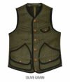 フリーホイーラーズ (FREEWHEELERS) "Bridgeport" VEST OUTDOOR STYLE HUNTING VEST アウトドアースタイルハンティングベスト BUBOビーチクロスベスト 2331008  OLIVE GRAIN