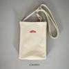 ダントン (DANTON) COTTON CANVAS SHOULDER BAG COLMAR ショルダーバッグ スマホショルダー ポシェット 帆布 ECRU(RED)