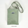 ダントン (DANTON) COTTON CANVAS SHOULDER BAG COLMAR ショルダーバッグ スマホショルダー ポシェット 帆布 CREAM GREEN