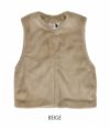 ル グラジック (LE GLAZIK) VEST ファーベスト LG-A0454FEP BEIGE