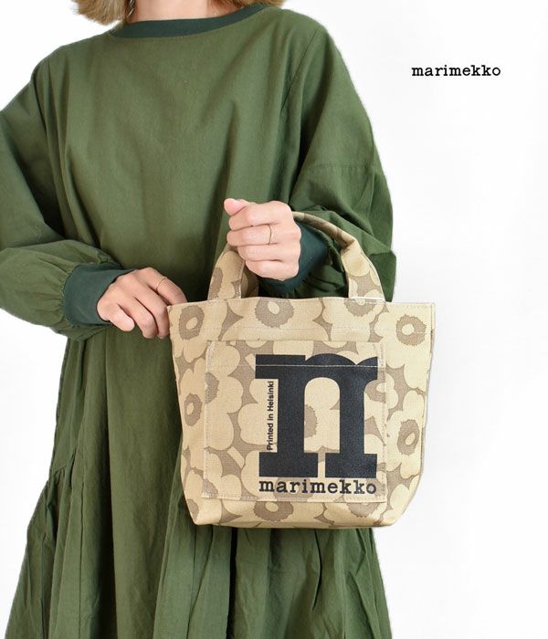 マリメッコ (marimekko) 【日本限定】Mono Mini Tote Mini Unikkoトートバッグ キャンバスミニトートバッグ エコバッグ マイバッグ 52239-6-92484 52239692484