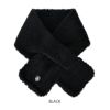 オーチバル/オーシバル (ORCIVAL) NWB WOOL BOA SCARF ボアマフラー スヌード スカーフ OR-H0262NWB BLACK