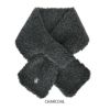 オーチバル/オーシバル (ORCIVAL) NWB WOOL BOA SCARF ボアマフラー スヌード スカーフ OR-H0262NWB CHARCOAL