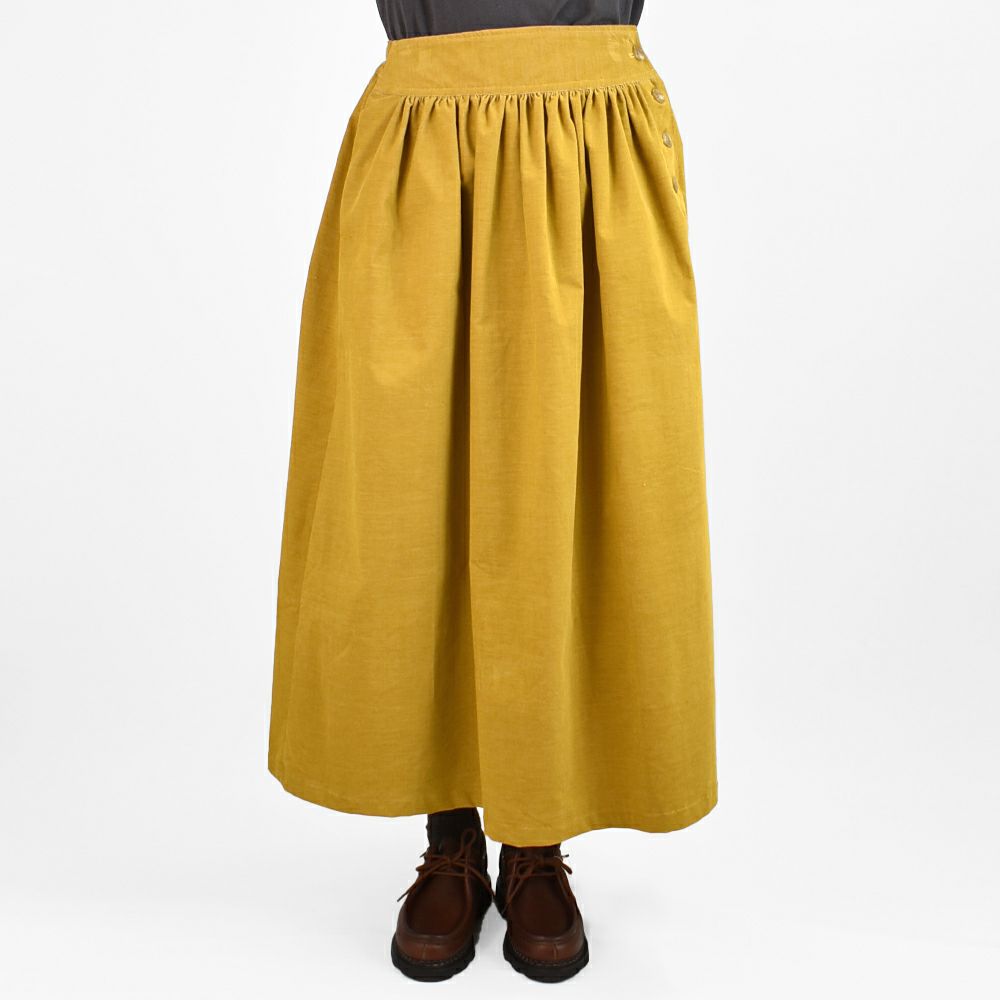 ダナファヌル (DANA FANEUIL) コーデュロイギャザースカート D8323401