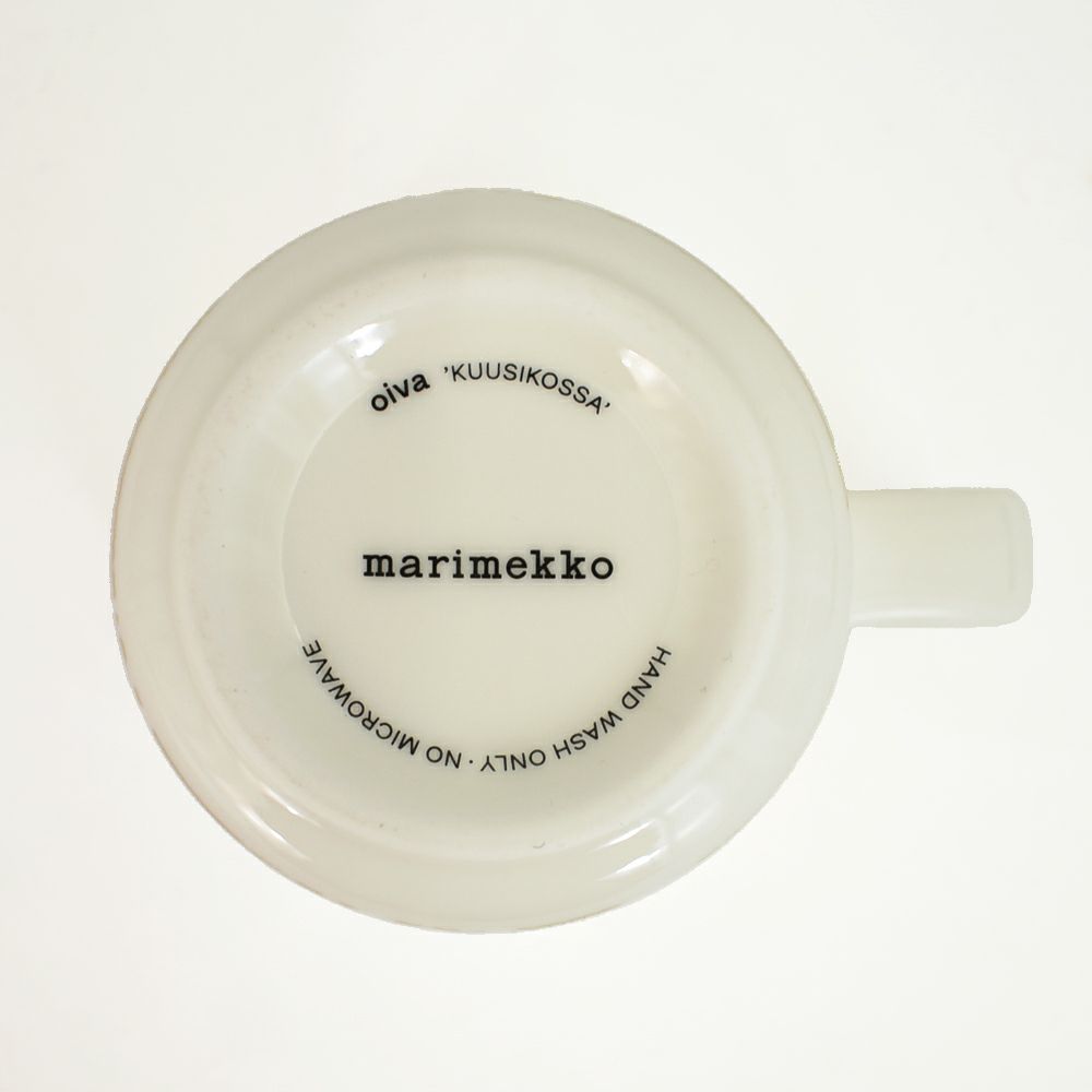 マリメッコ (marimekko) Kuusikossa cup and plate set クーシコッサ