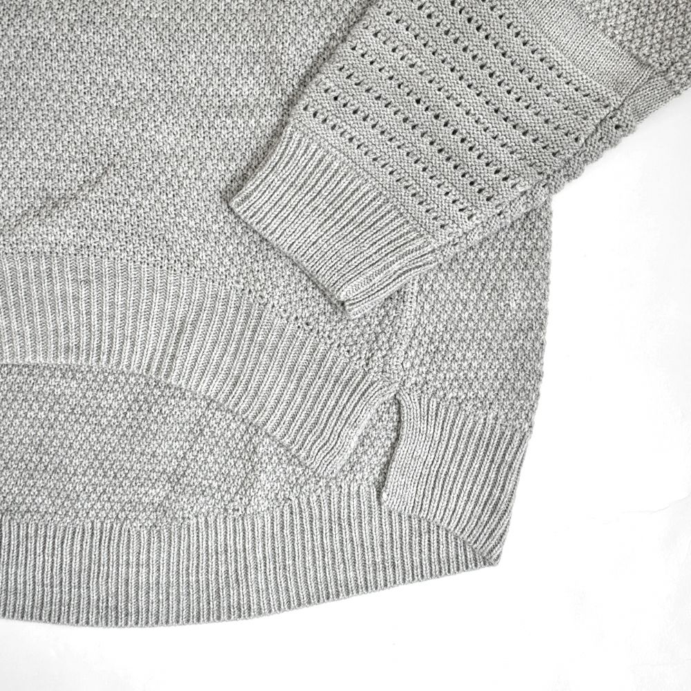 ソソット (sosotto) 透かし柄モックネックPO プルオーバーニット 42373122