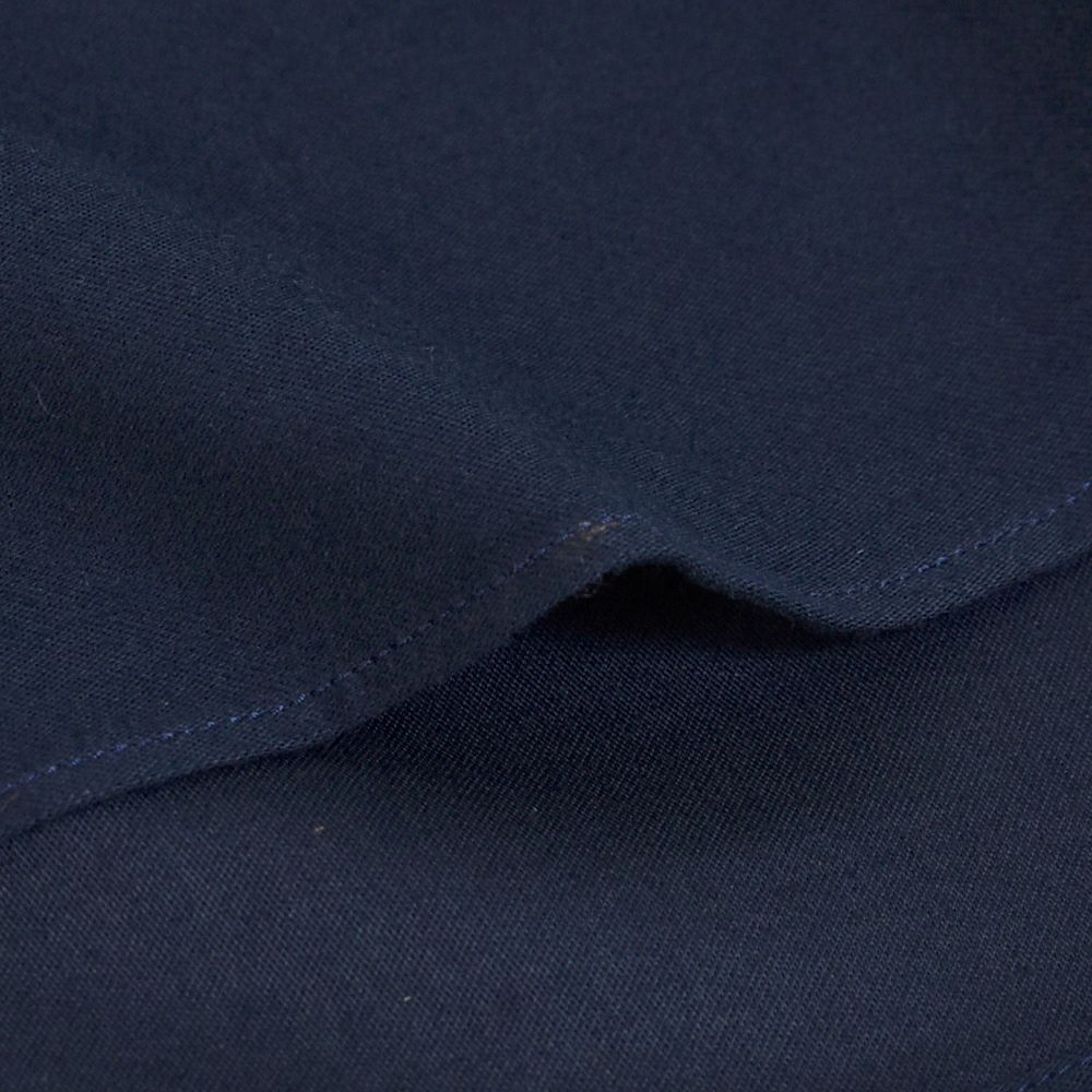 ダナファヌル (DANA FANEUIL) ライトミリタリーモールスキンプレミアムスウェード ノーカラーシャツワンピース D6323410