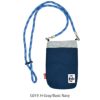 チャムス (CHUMS) ロープショルダーポーチスウェットナイロン Rope Shoulder Pouch Sweat Nylon スマホショルダーバッグ ポーチ iPhoneケース CH60-3617  G019.H-Gray/Basic Navy