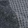 マオメイド (MAOMADE) 編み地・異素材ミックスパッチワーク風 プルオーバー 長袖セーター ニット 351113