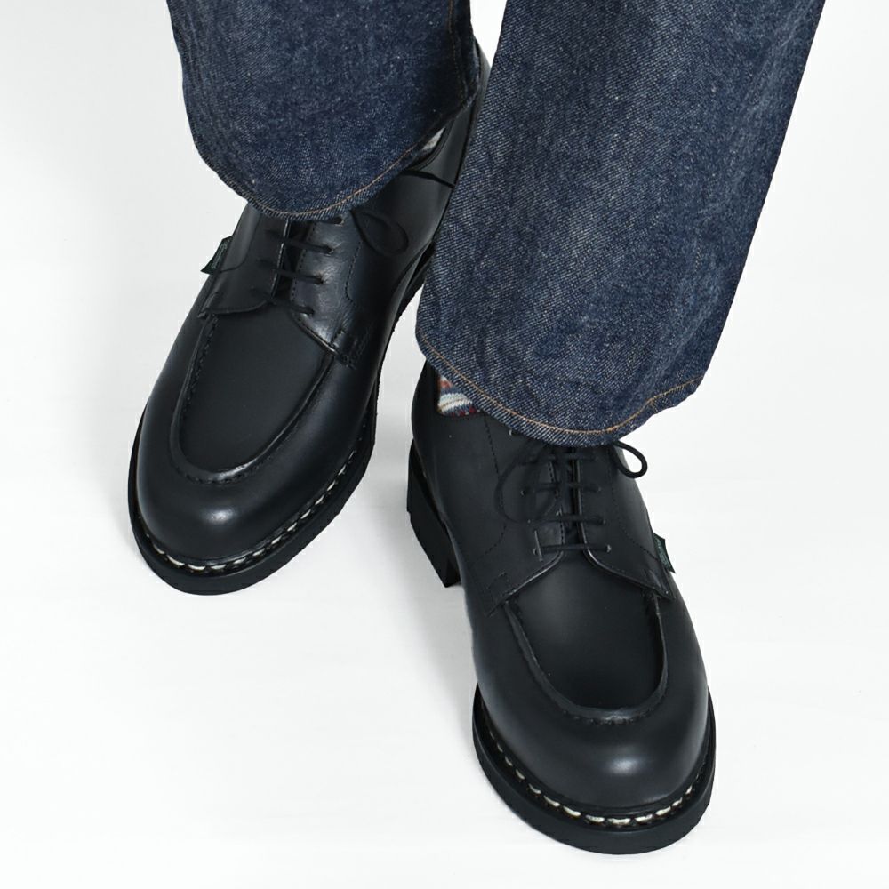 パラブーツ (PARABOOT) CHAMBORD NOIR シャンボードシューズ Uチップ メンズ 710709