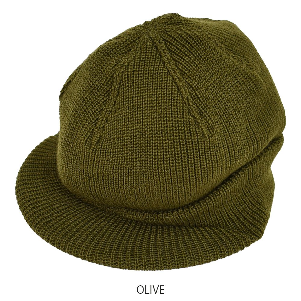 フリーホイーラーズ (FREEWHEELERS) - M-1941 - WOOL JEEP CAP 1940~1950s CIVILIAN MILITARY STYLE CLOTHING ニットキャップ ジープキャップ 2337003 OLIVE