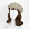 シセイ(shesay) ボーダーリブがほっこりとした風合いのベレーキャップ 帽子 ベレー帽 108081