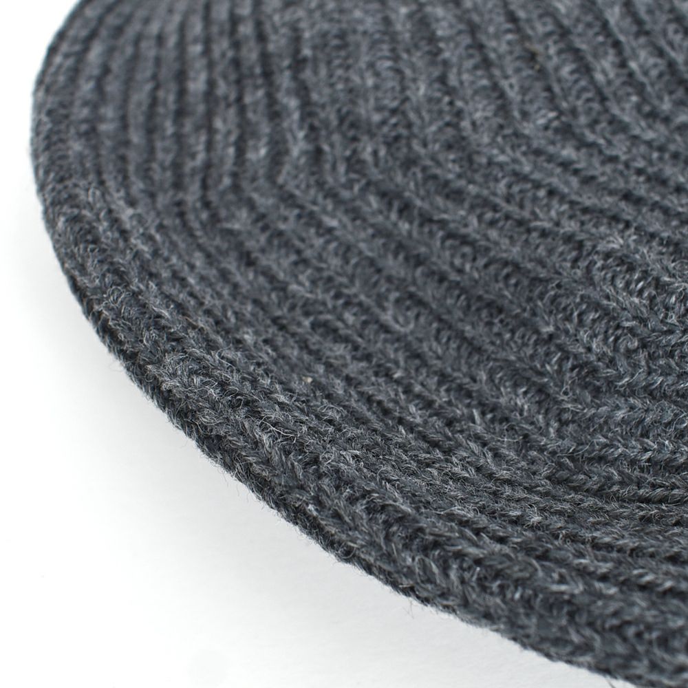 シセイ(shesay) ボーダーリブがほっこりとした風合いのベレーキャップ 帽子 ベレー帽 108081