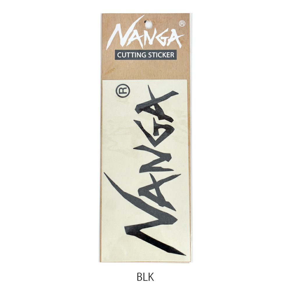 ナンガ (NANGA) NANGA CUTTING STICKER S ナンガカッティングステッカー S シール NA2254-3G516 BLK