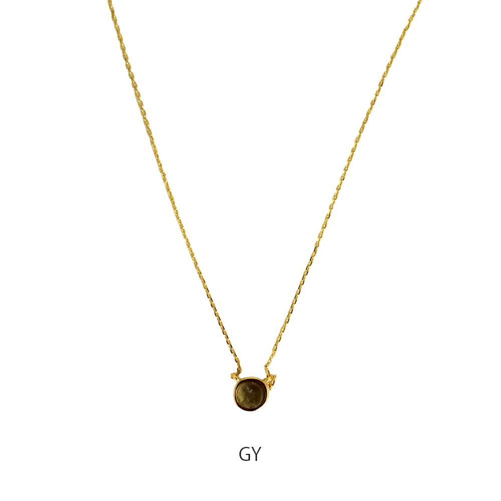 シセイ (shesay) 癒やしのストーンネックレス アクセサリー 190706 GY