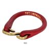 デラックスウエア (DELUXEWARE) LEATHER BRACELET ブレスレット DLE-001 RED