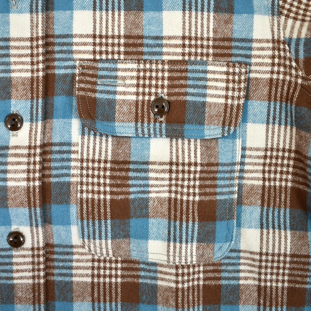 ウエアハウス (WAREHOUSE) FLANNEL SHIRTS D柄 ブラウン【N/W】 長袖 
