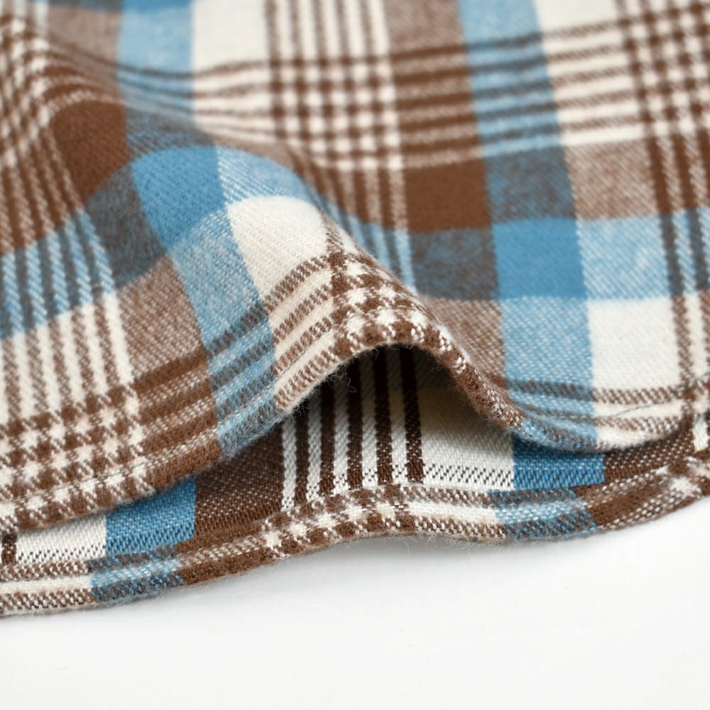 ウエアハウス (WAREHOUSE) FLANNEL SHIRTS D柄 ブラウン【N/W】 長袖 
