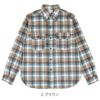 ウエアハウス (WAREHOUSE) FLANNEL SHIRTS D柄 ブラウン【N/W】 長袖チェックネルシャツ 3104  2.ブラウン