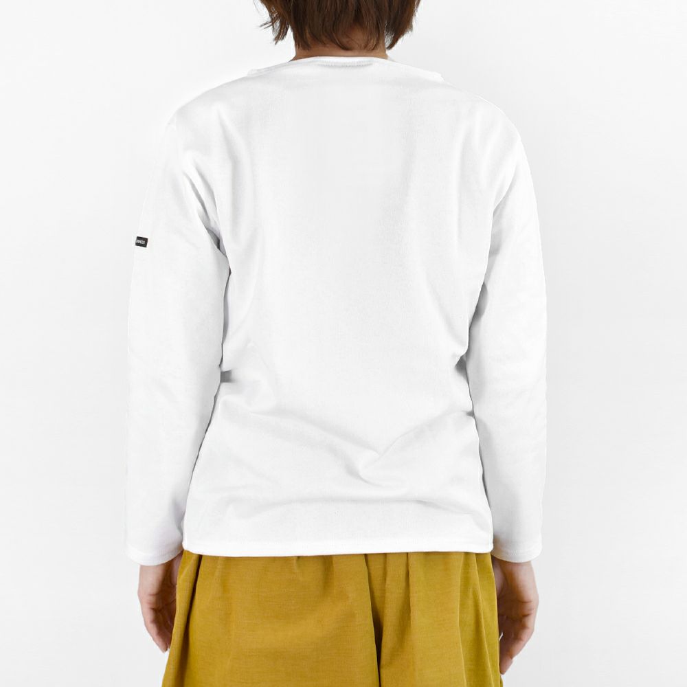 セントジェームス (SAINTJAMES) OUESSANT -SOLID- ウェッソン ソリッド ロンT バスクシャツ ボートネック 長袖Tシャツ