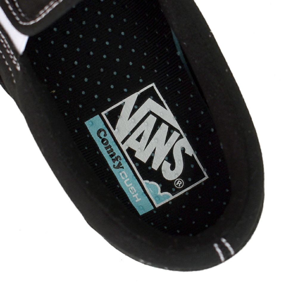 Vans comfycush outlet black slip on