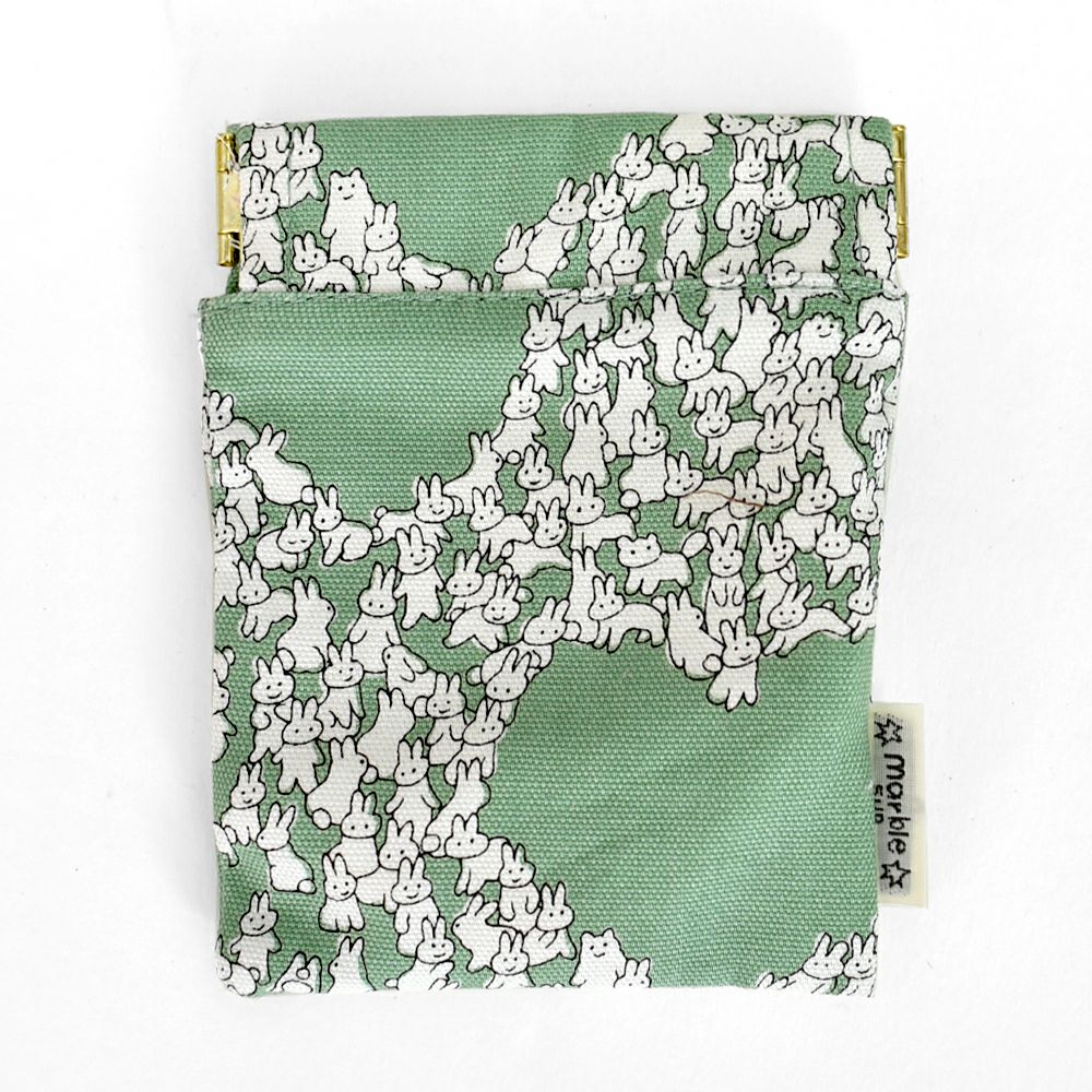 マーブルシュッド (marble SUD) Heart Rabbit ばね口ポーチ 小物入れ 09EM059220