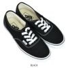 バンズ/ヴァンズ (VANS) UA AUTHENTIC（オーセンティック) 靴 ローカットスニーカー デッキシューズ VN000EE3BLK  BLACK