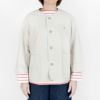 ダントン (DANTON) WOMEN'S COTTON WEATHER COLLARLESS JACKET ノーカラージャケット コットンジャケット 撥水加工 DT-A0473HCD