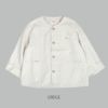 ダントン (DANTON) WOMEN'S COTTON WEATHER COLLARLESS JACKET ノーカラージャケット コットンジャケット 撥水加工 DT-A0473HCD GREIGE