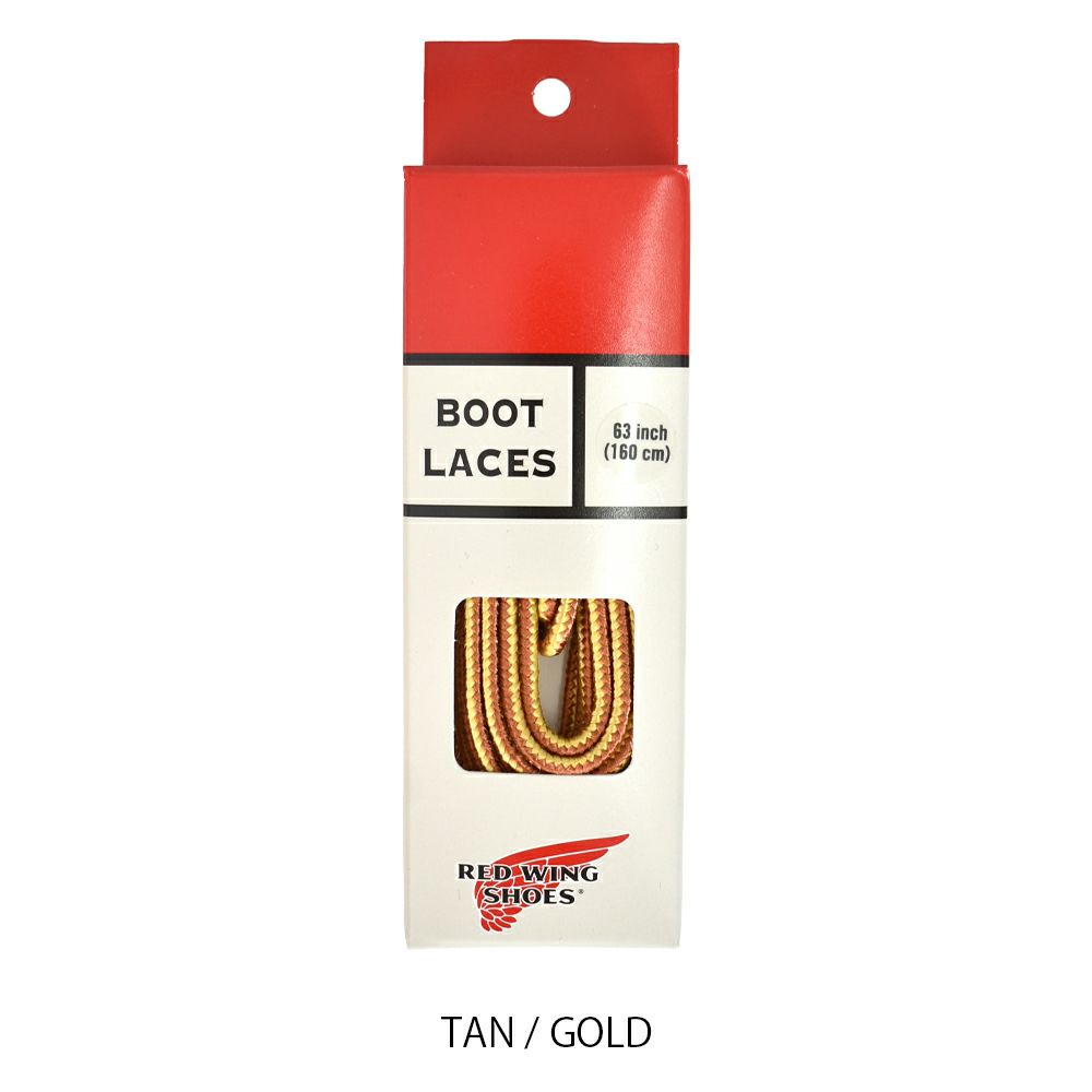 レッドウィング (RED WING) 63inch TASLAN LACES TAN/GOLD 63インチ タスラン・ブーツレース 純正アクセサリー 97151  TAN/GOLD