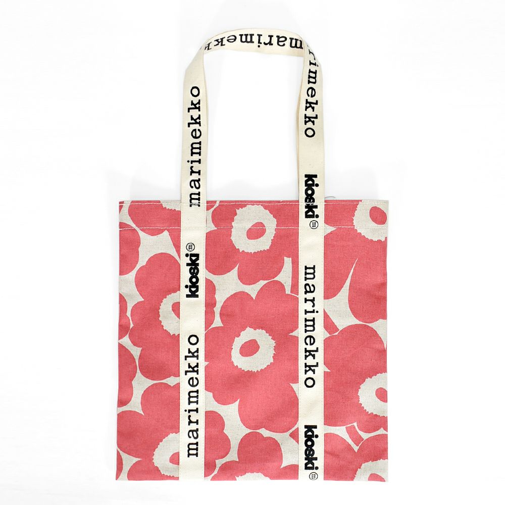 マリメッコ (marimekko) Unikko ファブリックバッグ トートバッグ エコ 
