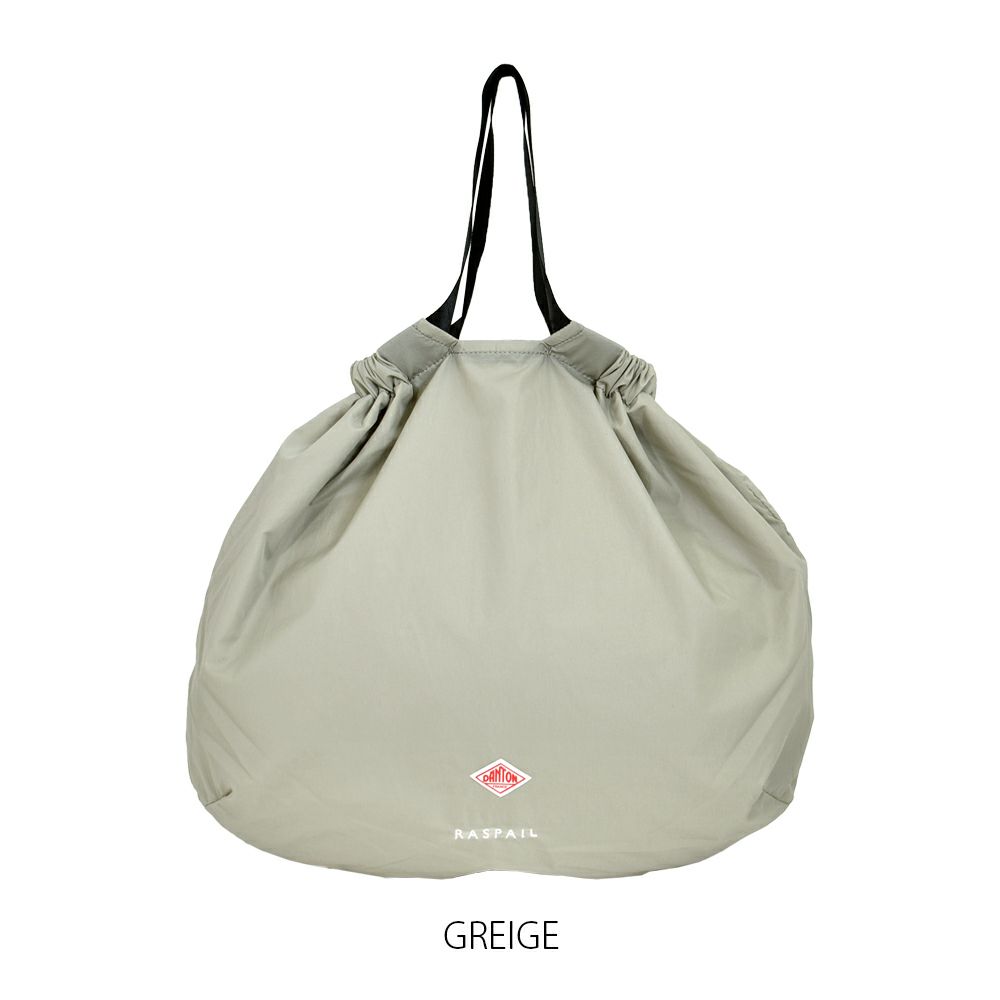 ダントン (DANTON) RASPAIL MICRO RIP NYLON MARCHE BAG ラスパイユ トートバッグ マルシェバッグ エコバッグ リップストップ GREIGE
