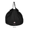 ダントン (DANTON) RASPAIL MICRO RIP NYLON MARCHE BAG ラスパイユ トートバッグ マルシェバッグ エコバッグ リップストップ BLACK