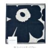 マリメッコ (marimekko) Unikko ミニタオル ハンドタオル 52219-4-70528 52219470528 39. コットン×ダークブルー