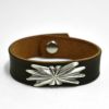 ラリースミス (LARRY SMITH) LEATHER BRACELET （BUTTERFLY SHELL） レザーバングル シルバーアクセサリー BR-0118