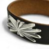 ラリースミス (LARRY SMITH) LEATHER BRACELET （BUTTERFLY SHELL） レザーバングル シルバーアクセサリー BR-0118