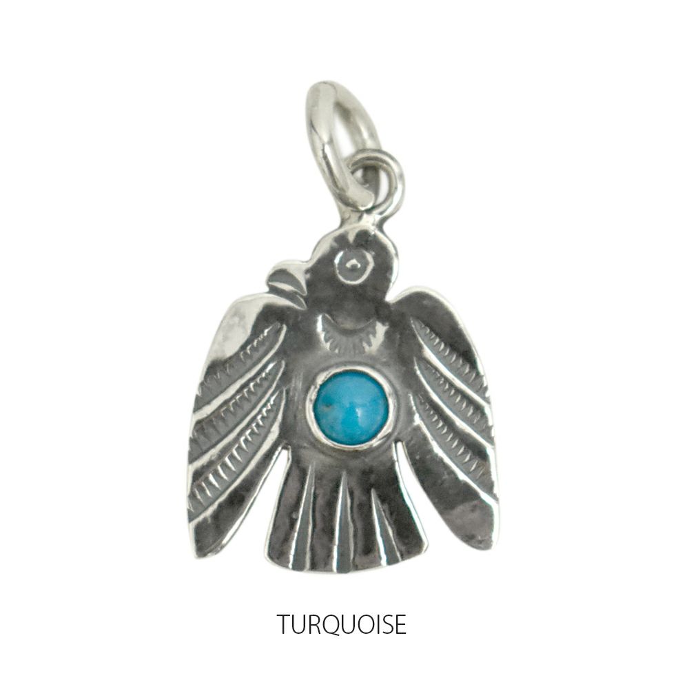 ラリースミス (LARRY SMITH) THUNDERBIRD PENDANT (TURQUOISE) シルバーアクセサリー ペンダントトップ サンダーバード NL-0068 TURQUOISE