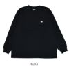 ダントン (DANTON) MEN'S LONG SLEEVE T-SHIRT 長袖Tシャツ ロンT DT-C0200TCB  BLACK